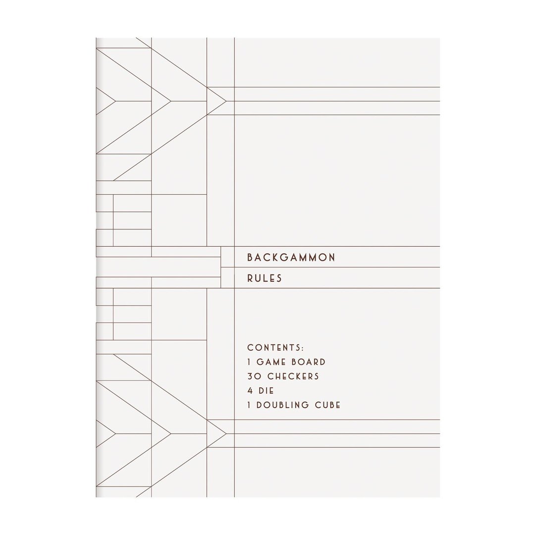 Frank Lloyd Wright Backgammon Set - Quick Ship - Puzzlicious.com