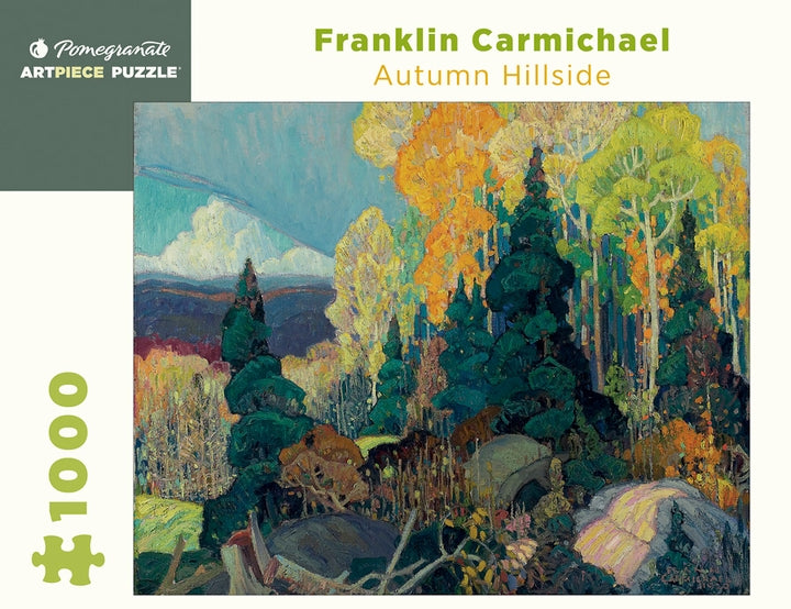 Franklin Carmichael: Autumn Hillside 1000 Piece Jigsaw Puzzle - Quick Ship - Puzzlicious.com