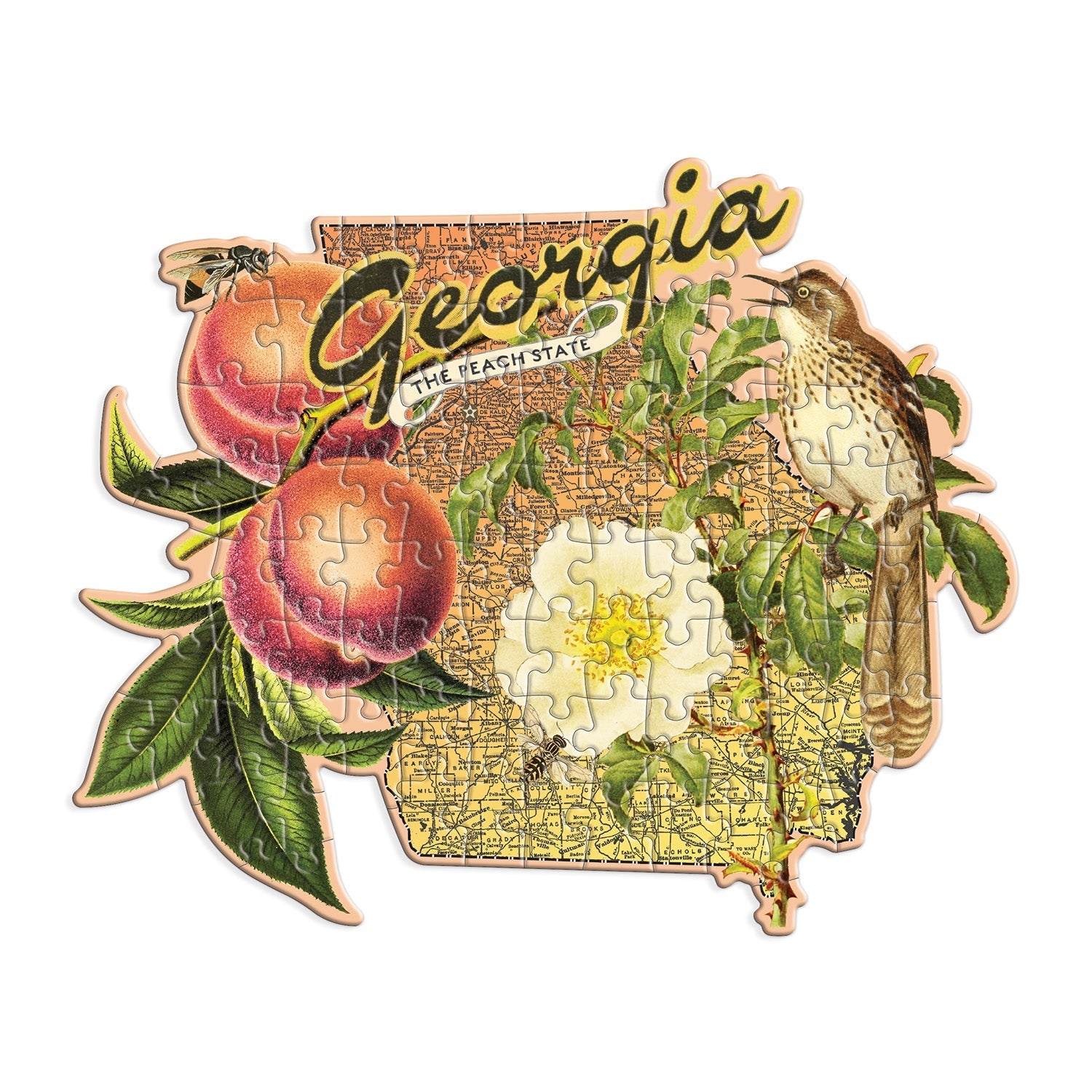 Wendy Gold's Georgia Mini Shaped 100 Piece Jigsaw Puzzle