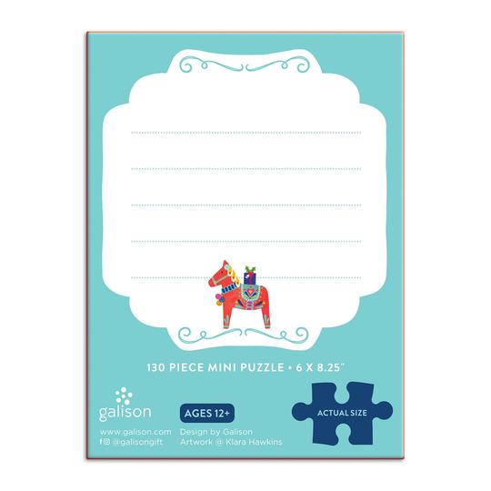 Holiday Stamps 100 Piece Mini Jigsaw Puzzle - Quick Ship