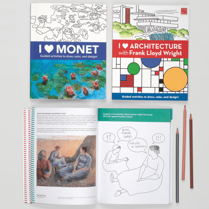I Heart Architecture Cooper with Frank Lloyd Wright Activity Book - Quick Ship - Puzzlicious.com