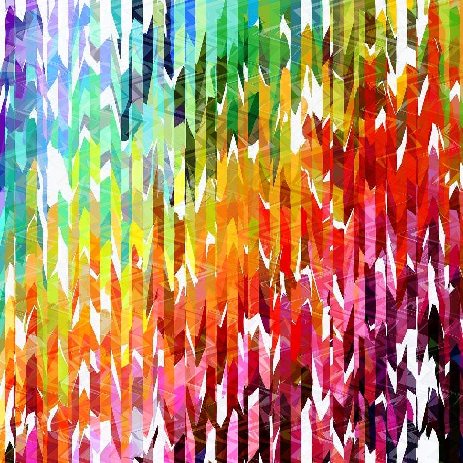 Geometric Style Wooden Puzzle - Designer Stripes 50 Piece Puzzle - Quick Ship - Puzzlicious.com