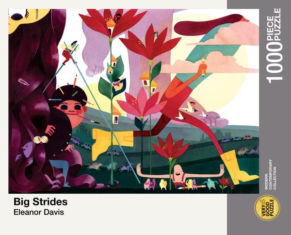 Eleanor Davis' Big Strides 1000 Piece Jigsaw Puzzle - Quick Ship - Puzzlicious.com