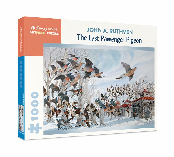 John A. Ruthven: The Last Passenger Pigeon 1000 Piece Jigsaw Puzzle - Quick Ship - Puzzlicious.com