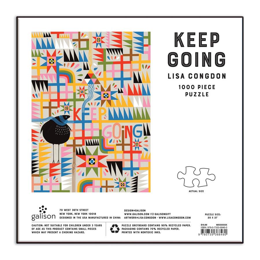 Keep Going 1000 Piece Puzzle - Quick Ship - Puzzlicious.com