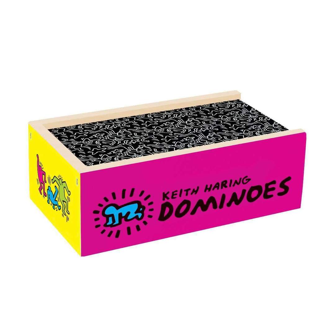 Keith Haring Wooden Dominoes Set - Puzzlicious.com