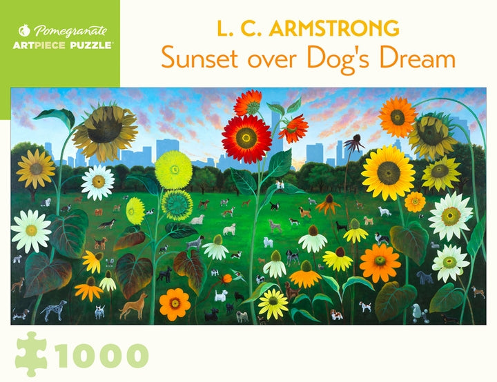 L.C. Armstrong: Sunset Over Dog&#39;s Dream 1000 Piece Jigsaw Puzzle - Quick Ship - Puzzlicious.com