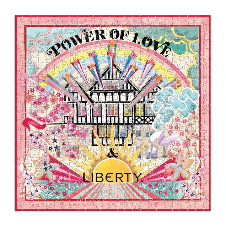Liberty Power of Love 500 Piece Double Sided Puzzle with Shaped Pieces - Quick Ship