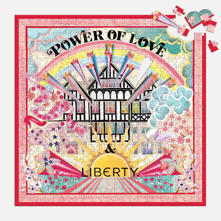 Liberty Power of Love 500 Piece Double Sided Puzzle with Shaped Pieces - Quick Ship