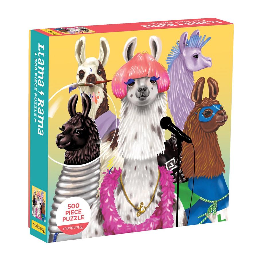 Llama Rama 500 Piece Puzzle - Quick Ship - Puzzlicious.com