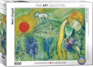 Chagall&#39;s The Lovers of Venice 1000 Piece Puzzle - Quick Ship - Puzzlicious.com