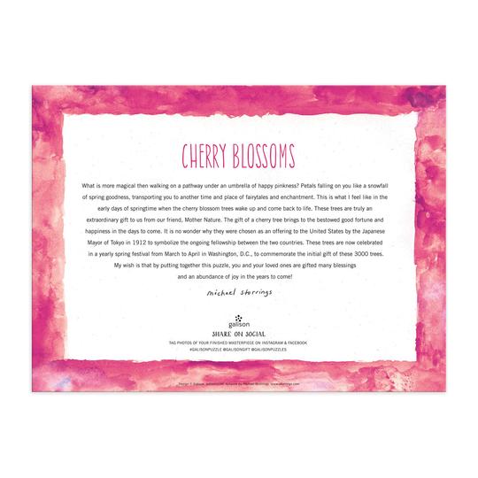 Michael Storrings Cherry Blossoms 1000 Piece Puzzle - Quick Ship - Puzzlicious.com