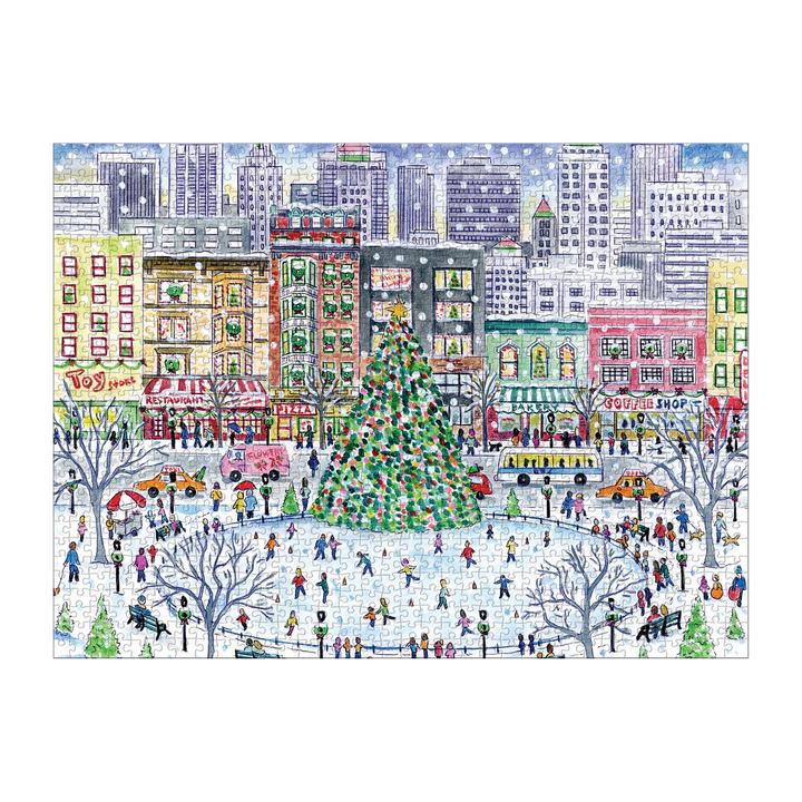 Michael Storrings Christmas in the City 1000 Piece Puzzle - Quick Ship - Puzzlicious.com