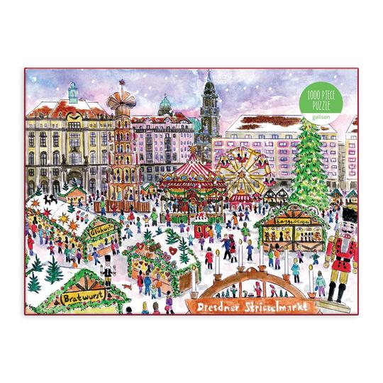 Michael Storrings Christmas Market 1000 Piece Puzzle - Quick Ship