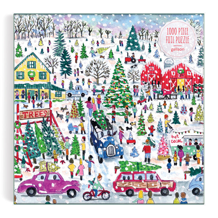 Michael Storrings Christmas Tree Farm 1000 Piece Puzzle