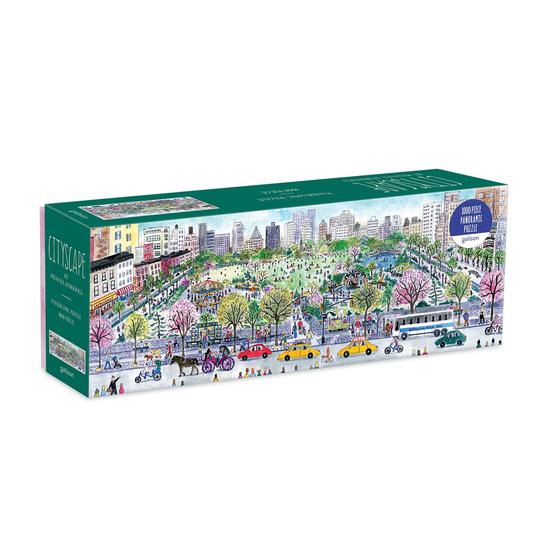 Michael Storrings Cityscape 1000 Piece Panoramic Puzzle - Quick Ship - Puzzlicious.com