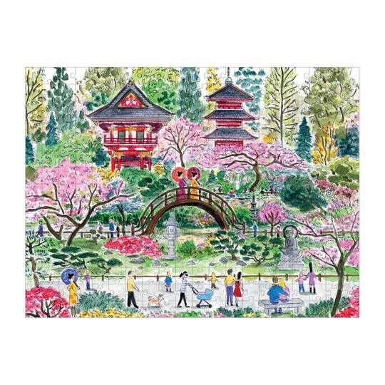 Michael Storrings Japanese Tea Garden 300 Piece Puzzle - Quick Ship - Puzzlicious.com