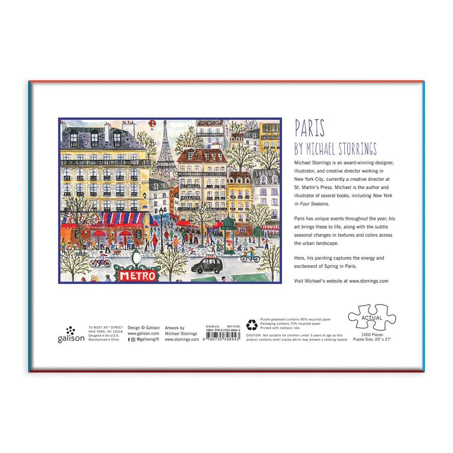 Michael Storrings Paris 1000 Piece Puzzle - Quick Ship - Puzzlicious.com