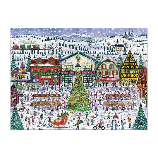 Michael Storrings Santa's Village 1000 Piece Puzzle - Quick Ship