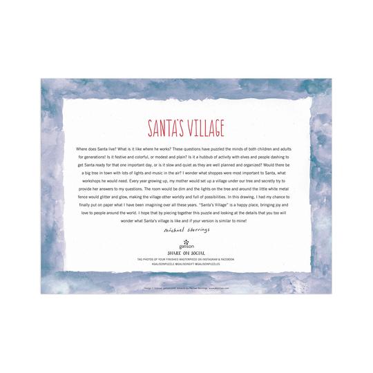 Michael Storrings Santa's Village 1000 Piece Puzzle - Quick Ship