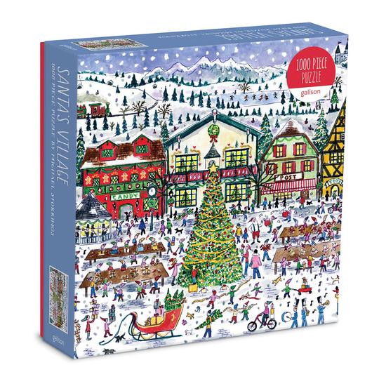 Michael Storrings Santa&#39;s Village 1000 Piece Puzzle - Quick Ship
