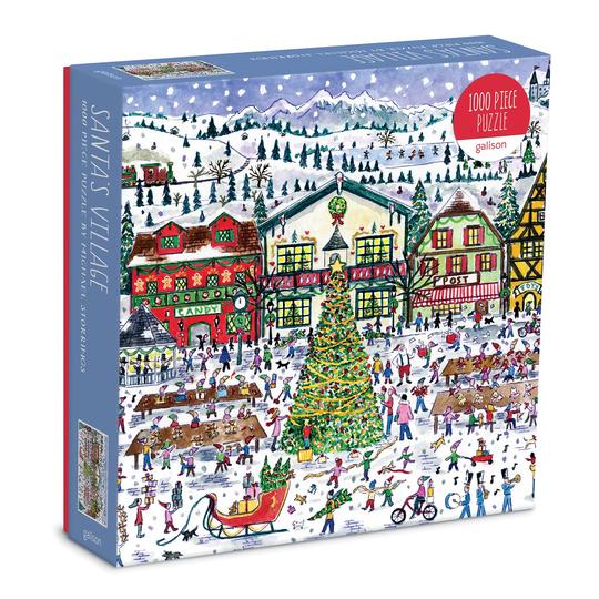Michael Storrings Santa's Village 1000 Piece Puzzle - Quick Ship