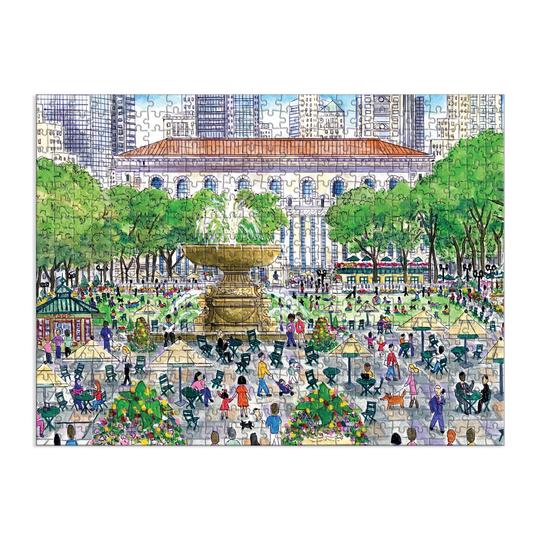 Michael Storrings Springtime at the Library 500 Piece Double-Sided Puzzle - Quick Ship