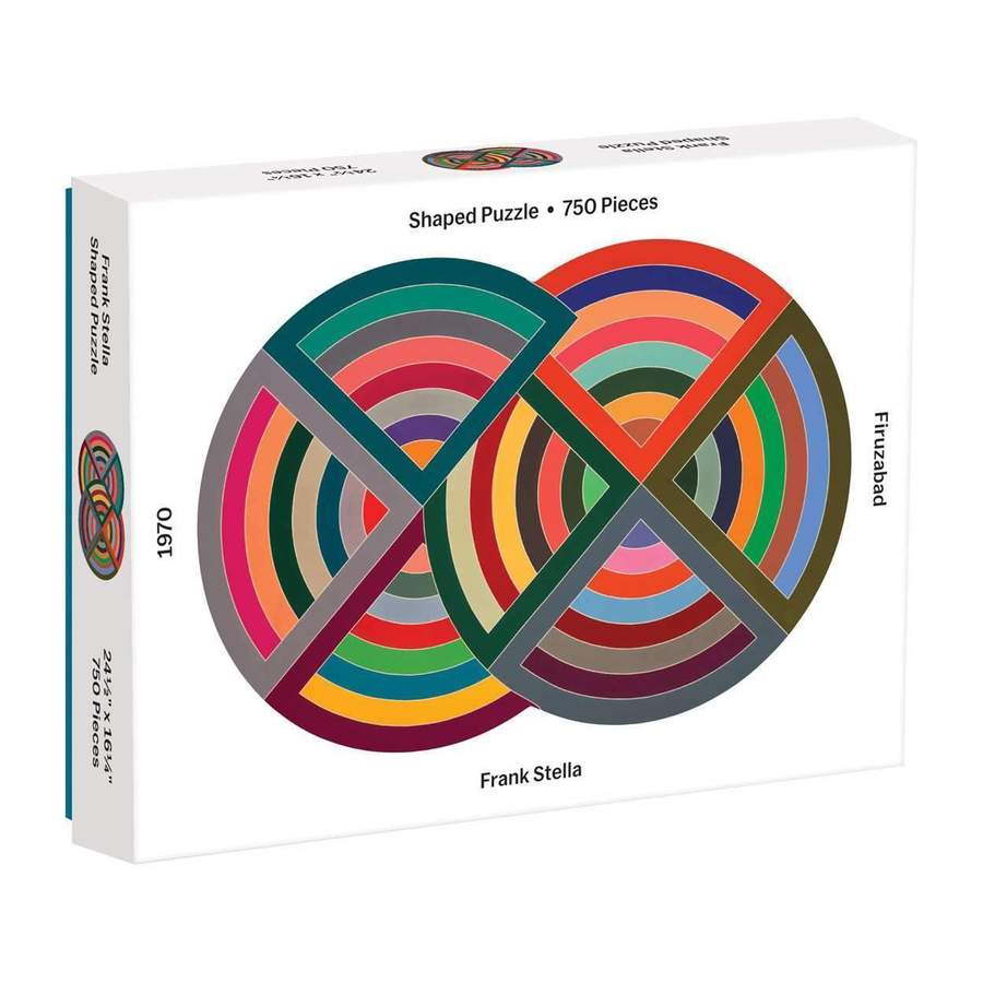 MoMA Frank Stella 750 Piece Shaped Jigsaw Puzzle - Quick Ship - Puzzlicious.com