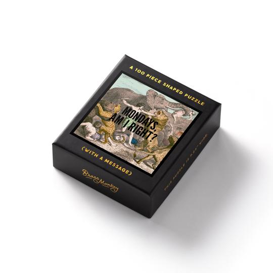Mondays, Am I Right? Mini 100 Piece Jigsaw Puzzle - Quick Ship
