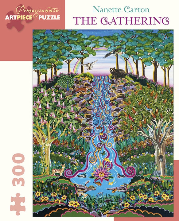 Nanette Carton: The Gathering 300 Piece Jigsaw Puzzle - Quick Ship - Puzzlicious.com