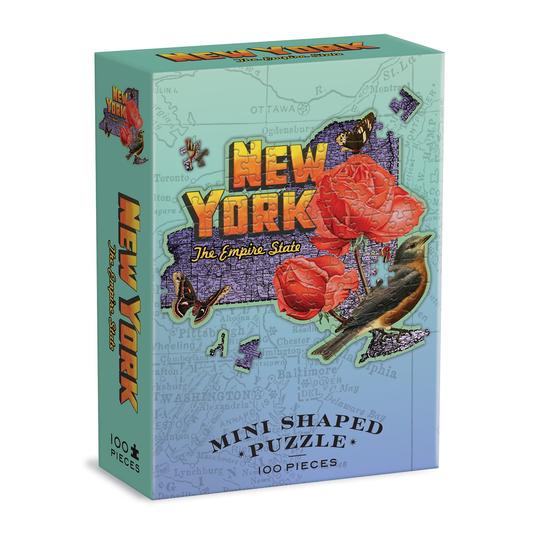 Wendy Gold&#39;s New York Mini Shaped 100 Piece Jigsaw Puzzle - Quick Ship