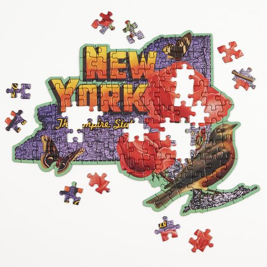 Wendy Gold&#39;s New York Mini Shaped 100 Piece Jigsaw Puzzle - Quick Ship