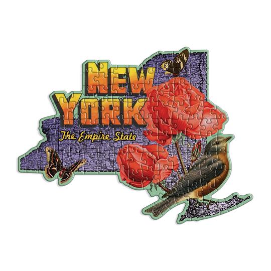 Wendy Gold's New York Mini Shaped 100 Piece Jigsaw Puzzle - Quick Ship