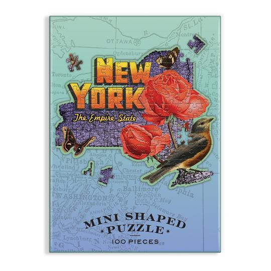 Wendy Gold&#39;s New York Mini Shaped 100 Piece Jigsaw Puzzle - Quick Ship