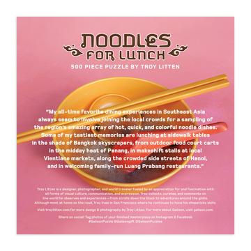 Noodles for Lunch 500 Piece Puzzle - Quick Ship - Puzzlicious.com