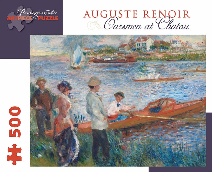 Auguste Renoir: Oarsmen at Chatou 500 Piece Jigsaw Puzzle - Quick Ship - Puzzlicious.com