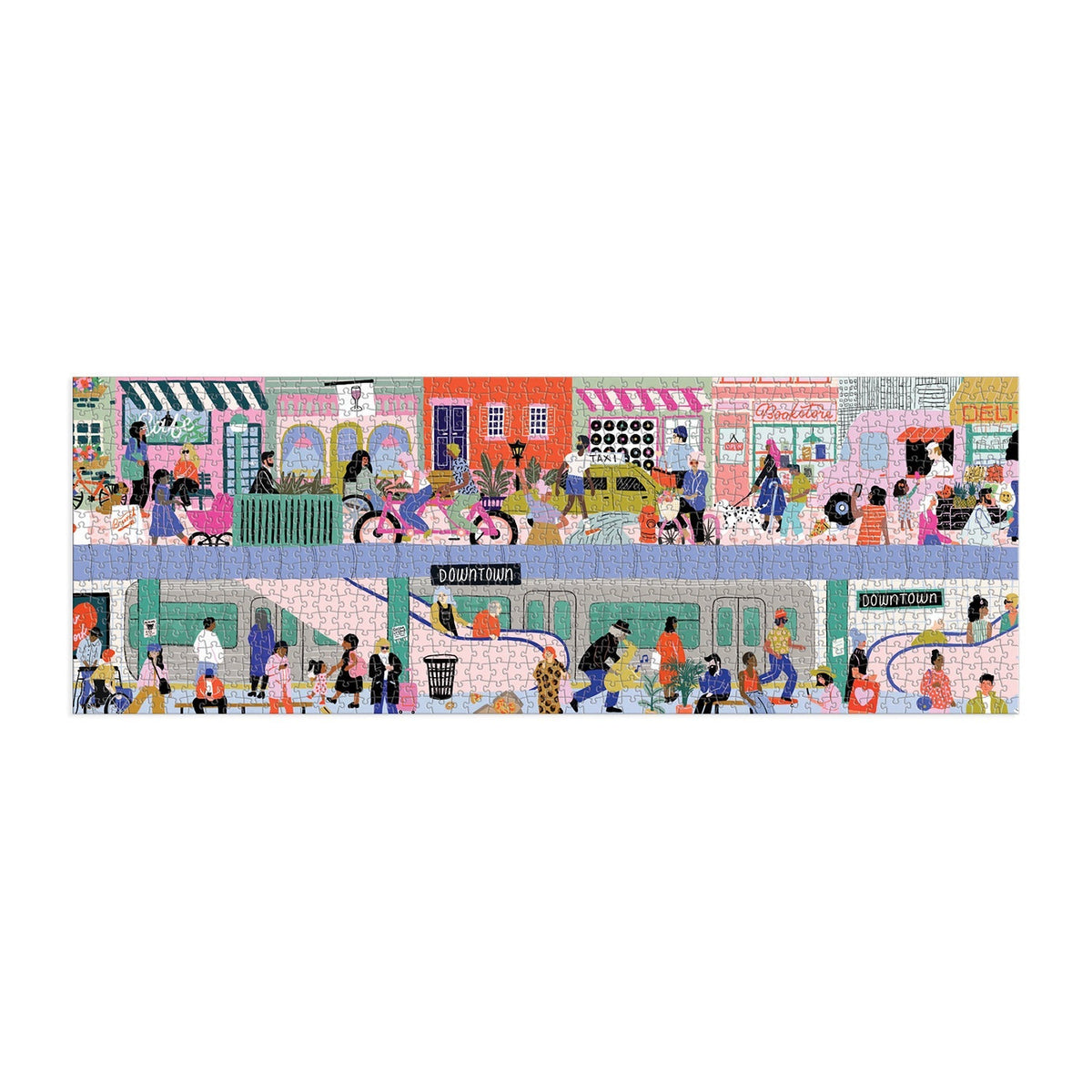 Over &amp; Under 1000 Piece Panoramic Jigsaw Puzzle