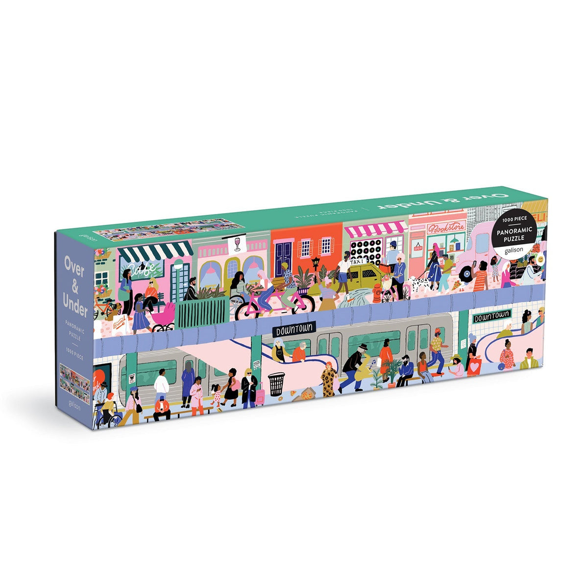 Over &amp; Under 1000 Piece Panoramic Jigsaw Puzzle