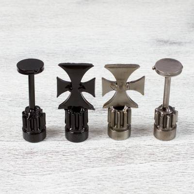 Unique Recycled Auto Part Chess Set, "Recycling Challenge" - Quick Ship - Puzzlicious.com