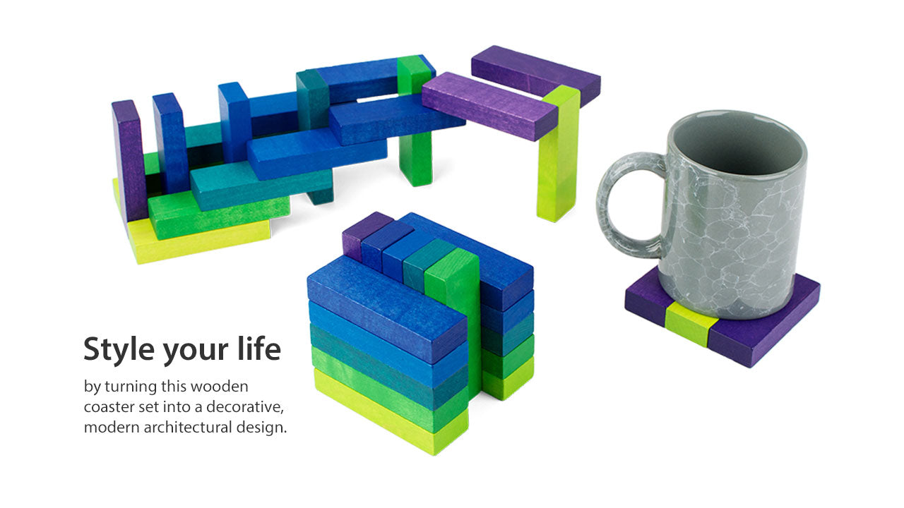 Playable ART Coaster Cube - Puzzlicious.com