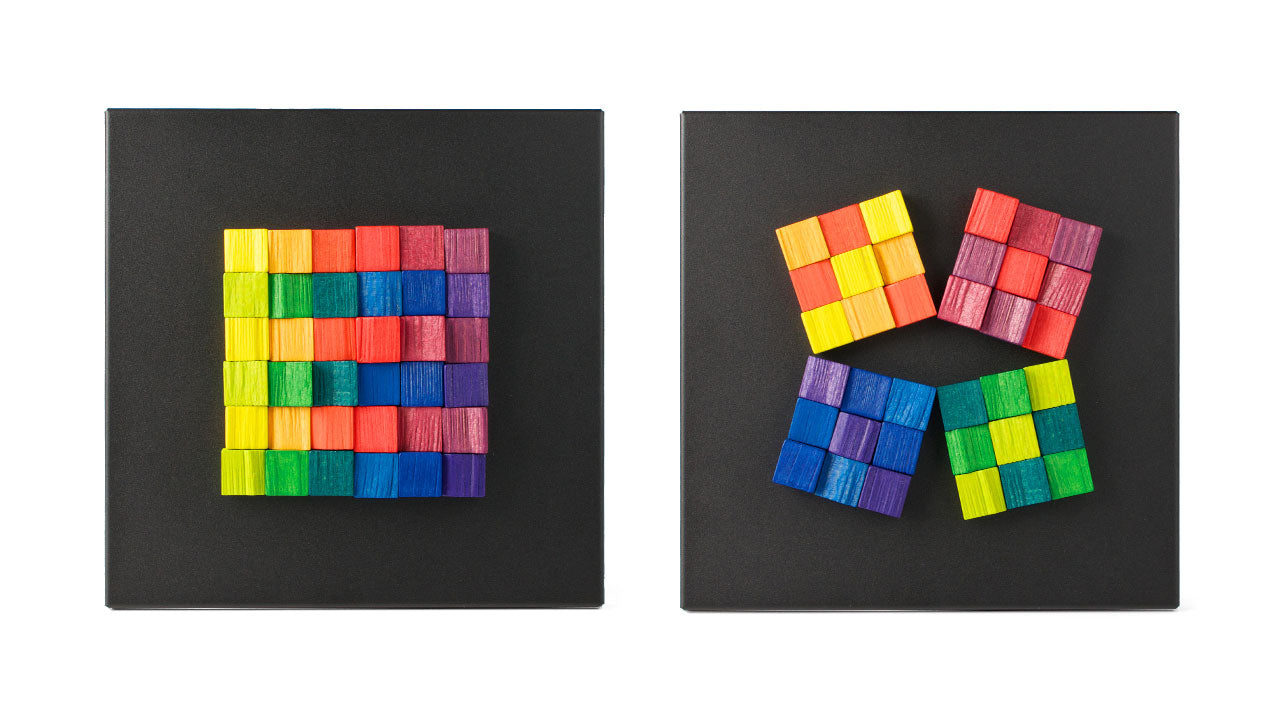 Playable ART Magnet Relief - Square - Puzzlicious.com