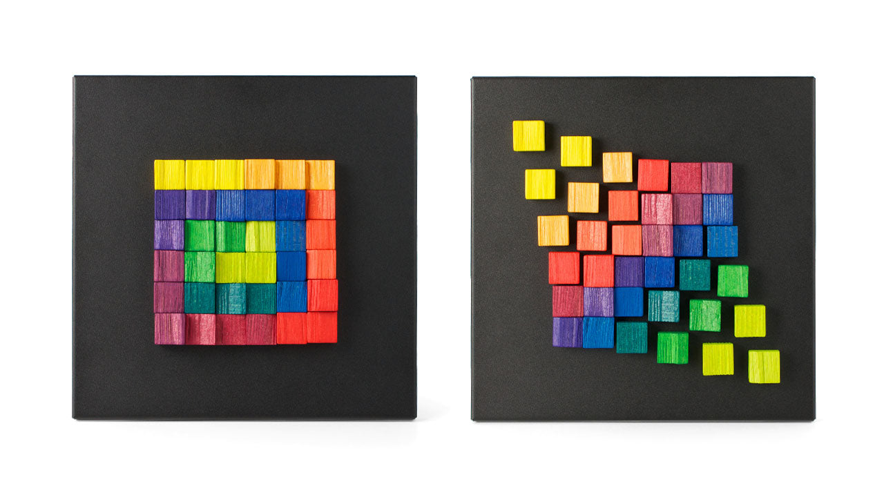 Playable ART Magnet Relief - Square - Puzzlicious.com