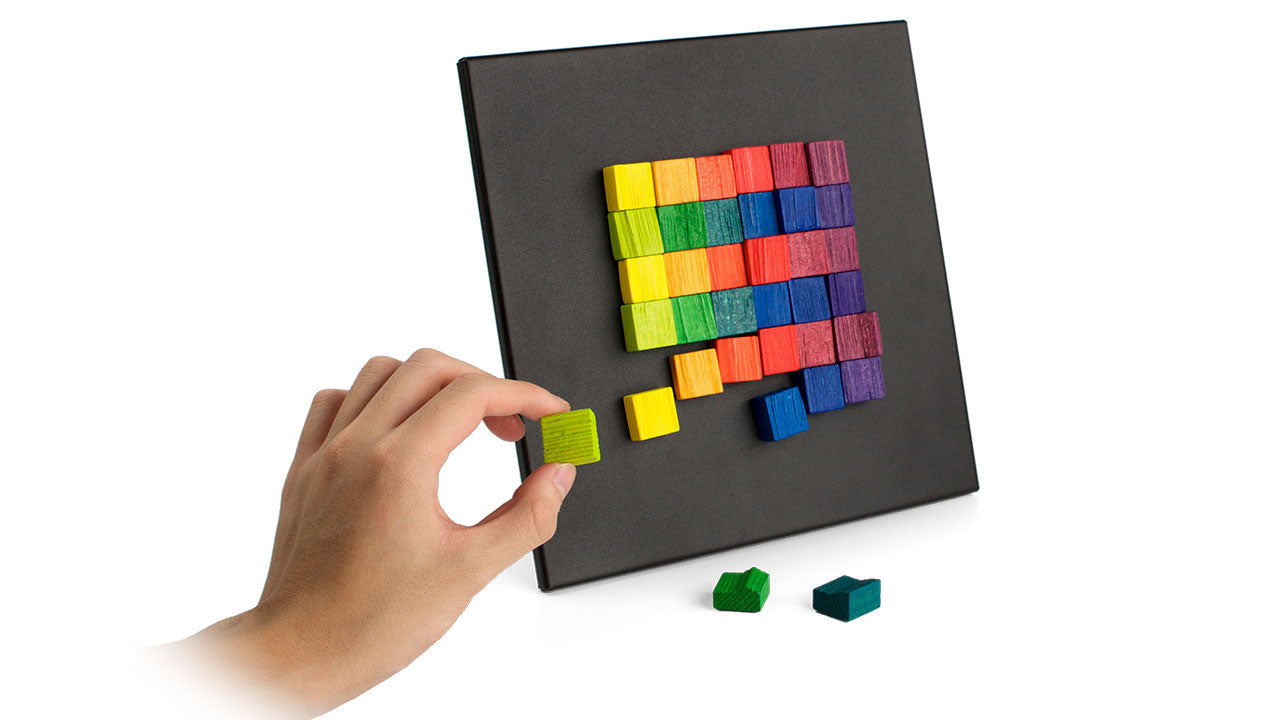 Playable ART Magnet Relief - Square - Puzzlicious.com
