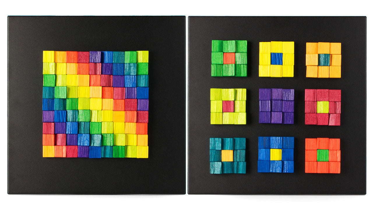 Playable ART Magnet Relief - Square - Puzzlicious.com