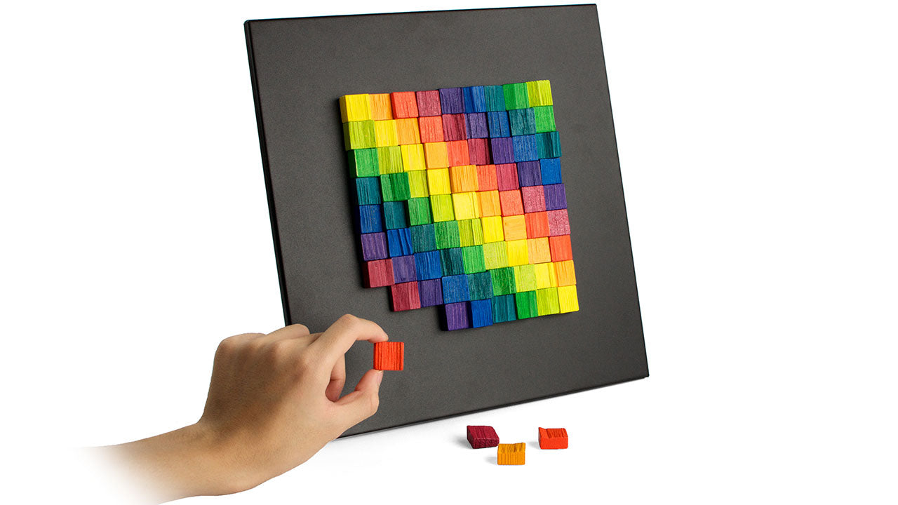 Playable ART Magnet Relief - Square - Puzzlicious.com