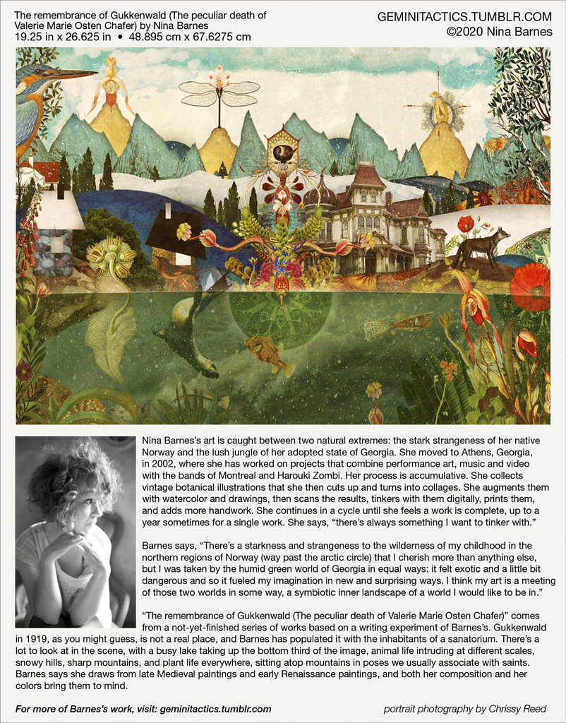 Nina Barnes&#39; The Remembrance of Gukkenwald 1000 Piece Jigsaw Puzzle - Quick Ship - Puzzlicious.com