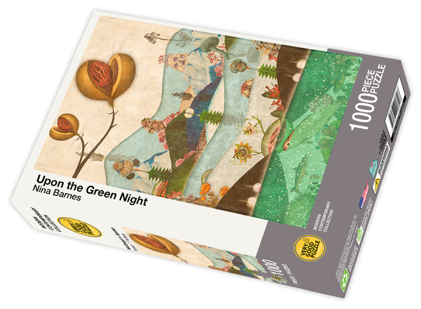Nina Barnes&#39; Upon the Green Night 1000 Piece Jigsaw Puzzle - Quick Ship - Puzzlicious.com