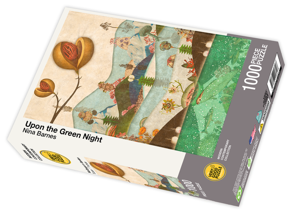 Nina Barnes' Upon the Green Night 1000 Piece Jigsaw Puzzle - Quick Ship - Puzzlicious.com