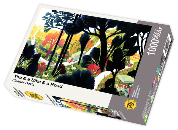 Eleanor Davis' You & a Bike & a Road 1000 Piece Jigsaw Puzzle - Quick Ship - Puzzlicious.com