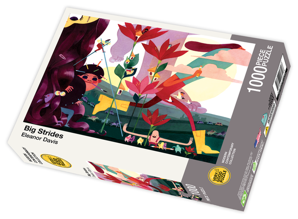 Eleanor Davis' Big Strides 1000 Piece Jigsaw Puzzle - Quick Ship - Puzzlicious.com
